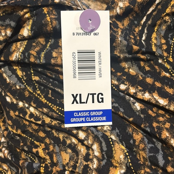 gold, black, and grey long sleeve - Picture 3 of 3